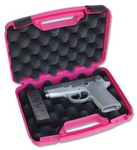 MTM Single Pistol Hangun Case Up To 4" Revolver Pink 80527